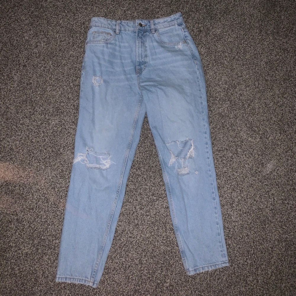 zara mom jean